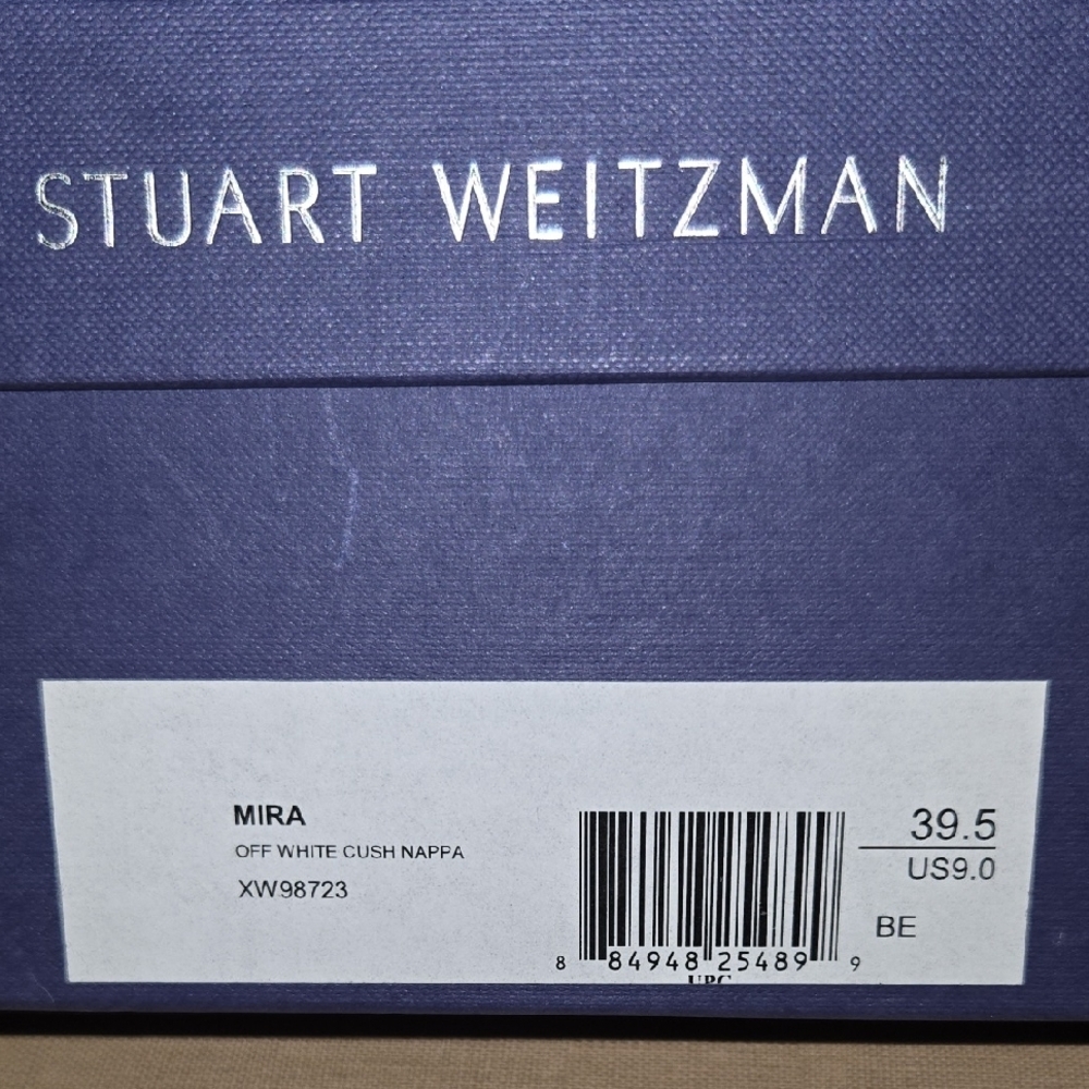 Stuart Weitzman White MIRA Mules - Picture 5 of 7